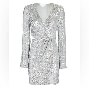 JONATHAN SIMKHAI
Conrad Cut-Out Sequined Mini Dress - US 6